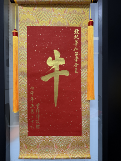 感谢锦旗