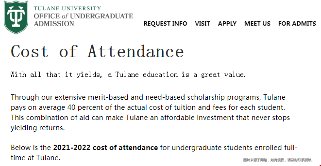 杜兰大学本科一年费用.png
