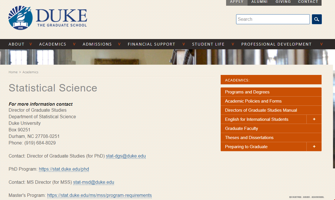 申请Duke大学统计科学硕士.png