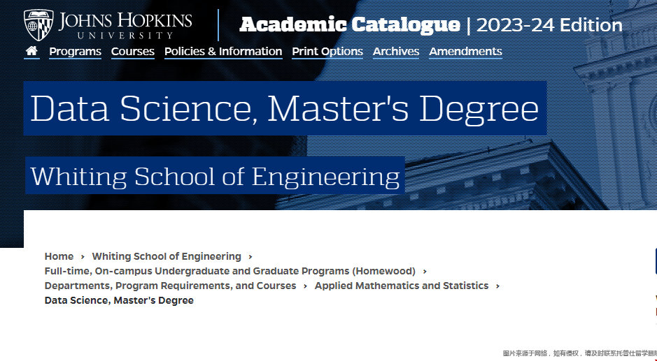 约翰霍普金斯大学数据科学硕士