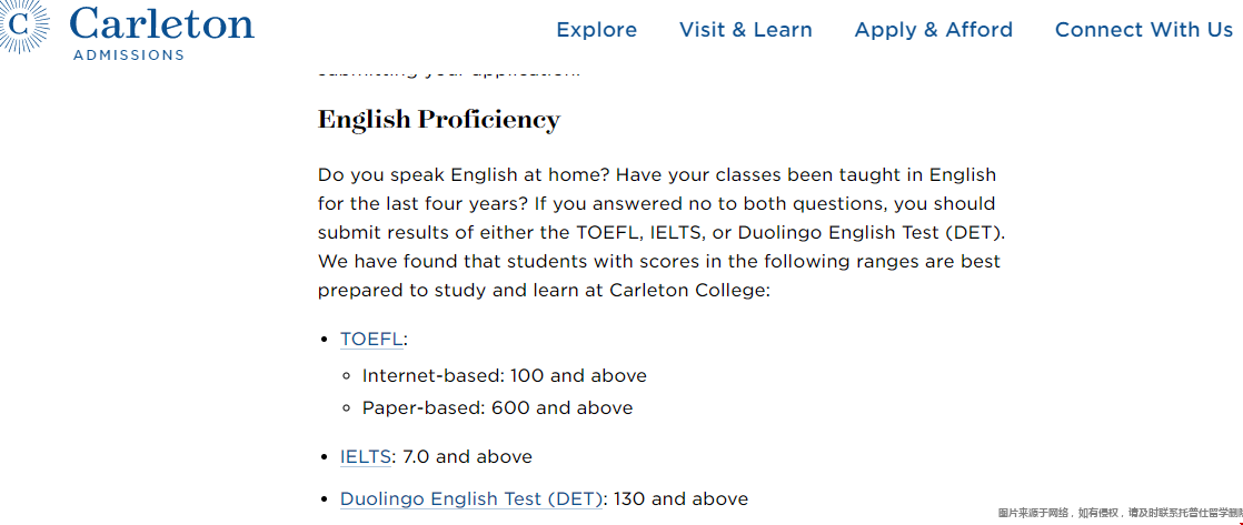 卡尔顿文理学院托福分数要求.png