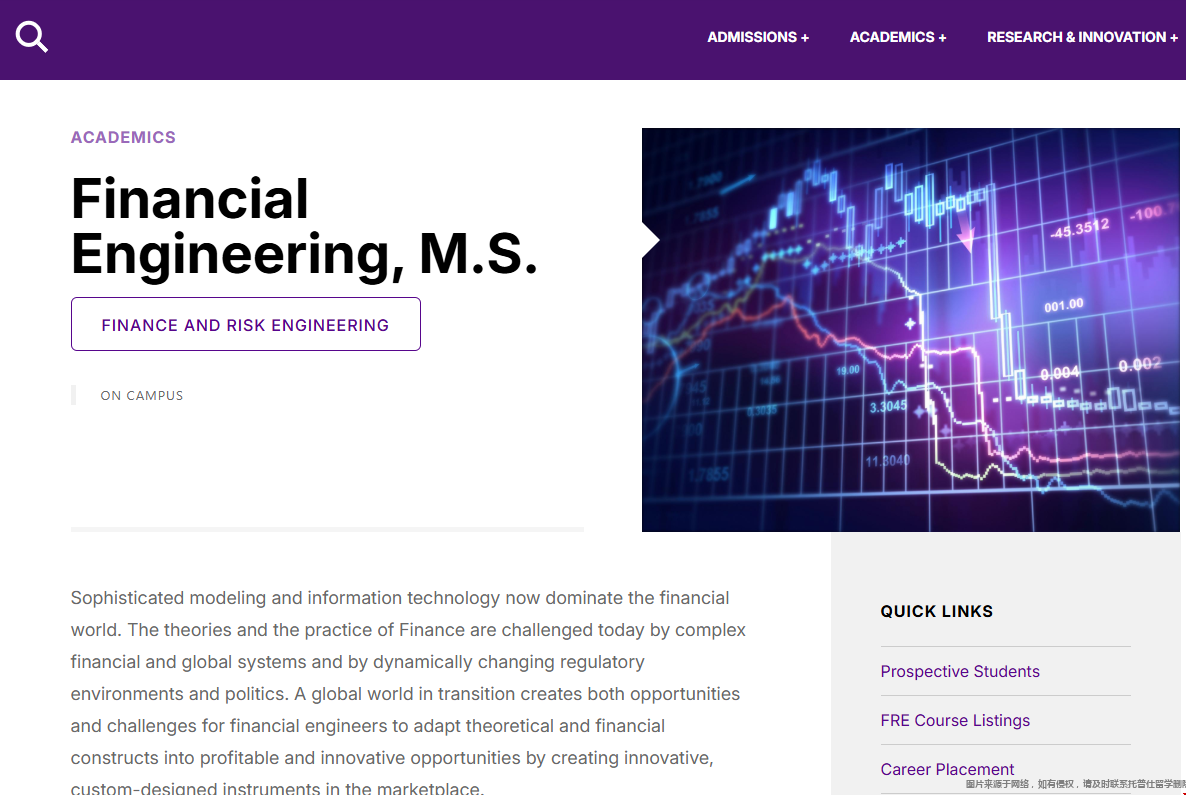纽约大学金融工程硕士