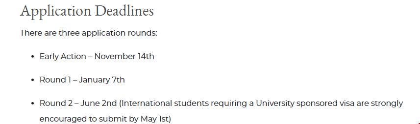 芝加哥大学AME硕士申请时间 芝加哥大学AME硕士申请时间