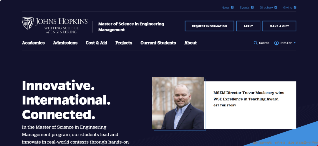 美国高性价比一年制硕士项目