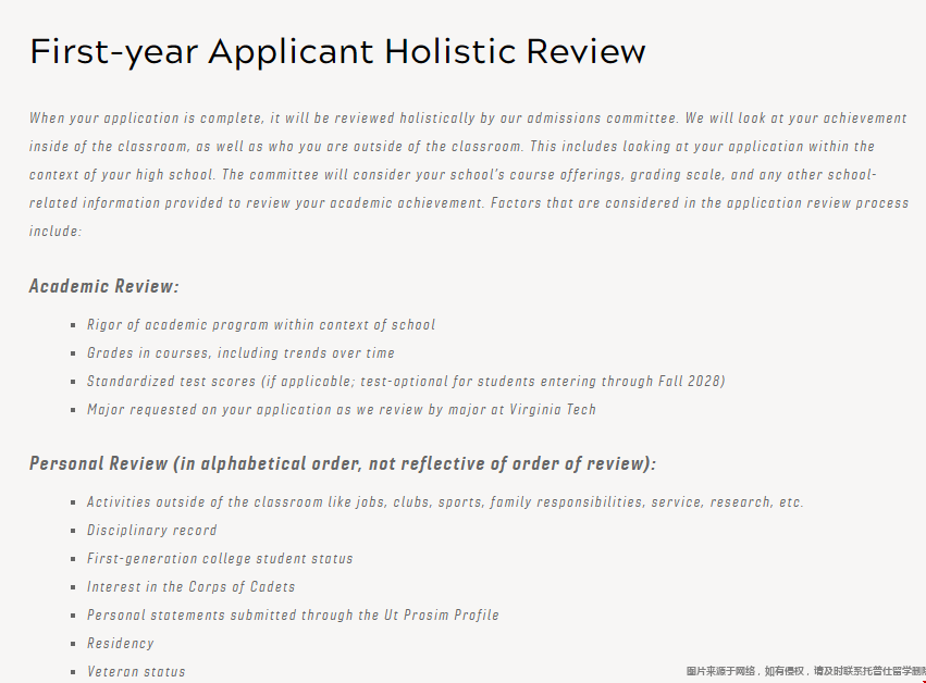 弗吉尼亚理工大学录取要求.png