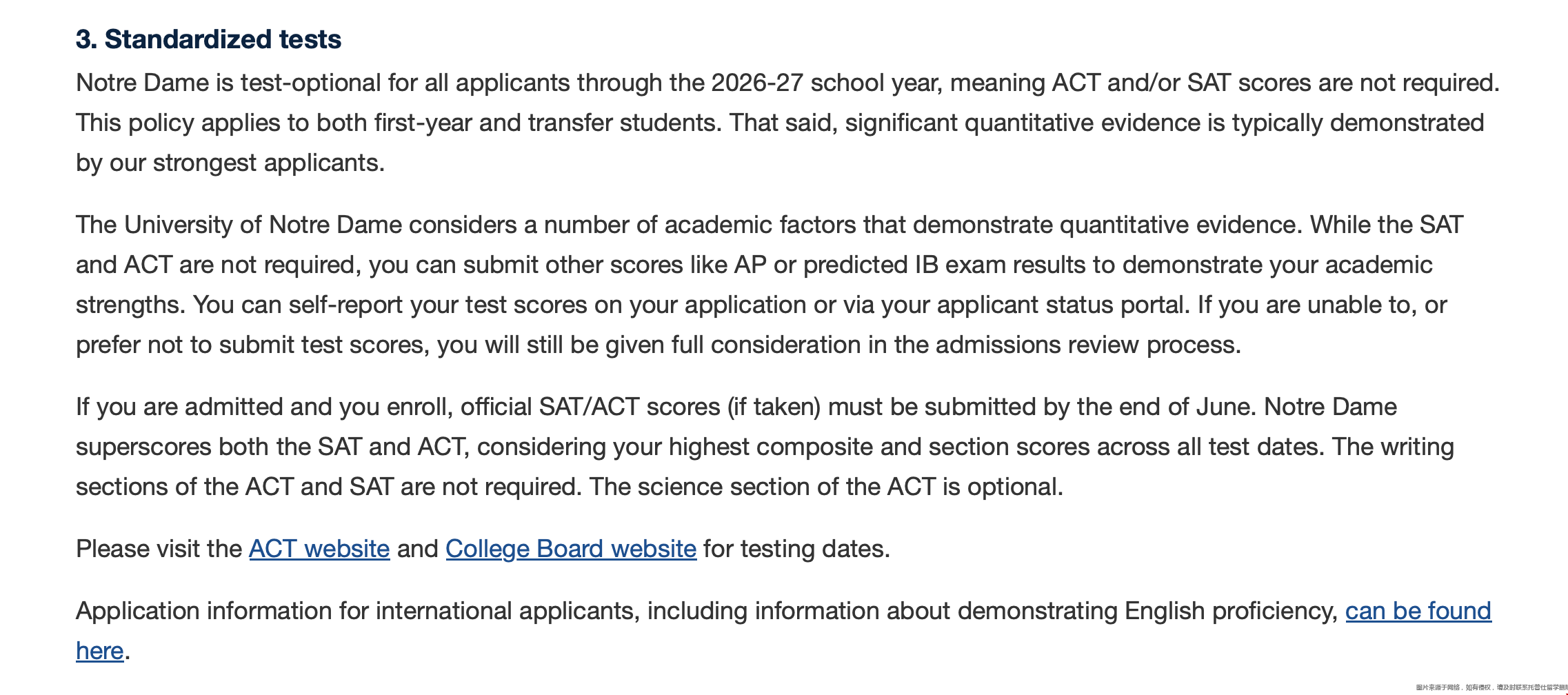 圣母大学继续实行Test-Optional 圣母大学继续实行Test-Optional